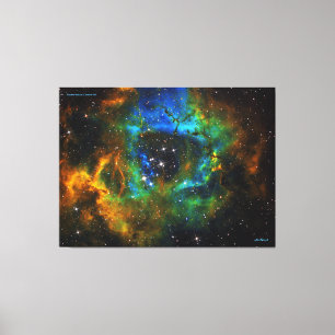 Guds ring - Rosette Nebula - Distinguyed Canva Canvastryck