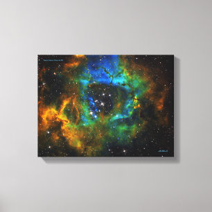 Guds ring - Rosette Nebula - Kanvastrycket Small Canvastryck