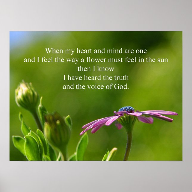 Guds röst POSTER PRINT (Framsidan)