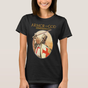 Guds rustning Efesierbrevet Bibelvers Religiös Kri T Shirt