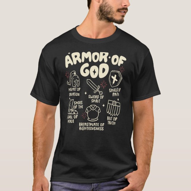 Guds rustning t shirt (Framsida)