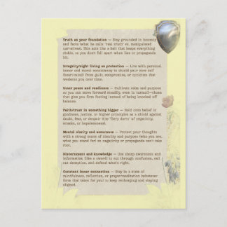 Guds rustning vykort