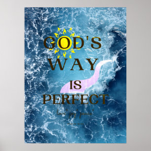 Guds sätt är att Poster Perfekt
