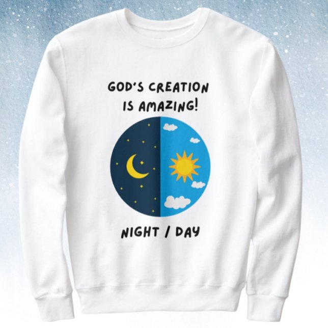Guds skapelse dag och natt t shirt (Skapare uppladdad)