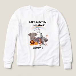 Guds Skapelse Djur T Shirt