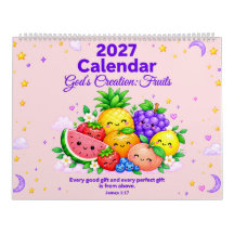 Guds Skapelse Frukter 2027 Söt Kristall Kalender