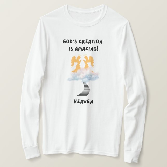 Guds skapelse himmel t shirt (Design framsida)