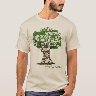 "Guds Skrivor i naturen" Greenreligionshandel T Shirt