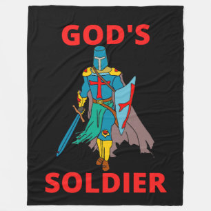 Guds soldat i Arm Fleecefilt
