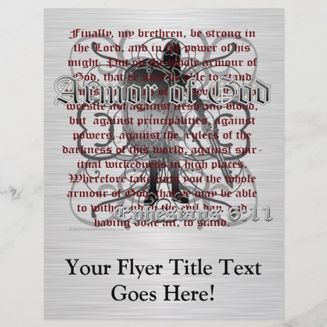 Guds soldat reklamblad (Framsidan)