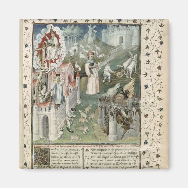 Guds stad, staden Caen och staden Magnet (Framsidan)