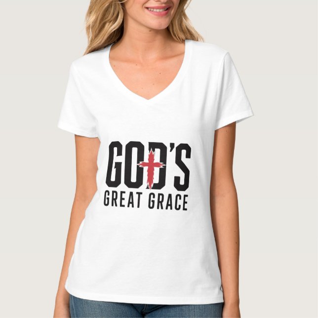 Guds stora nåd t shirt (Framsida)