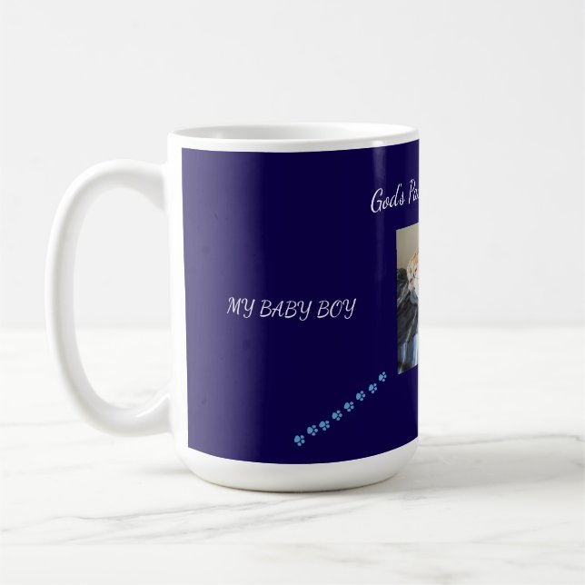 Guds tassavtryck Husdjurshyllning Kaffemugg (Vänster)