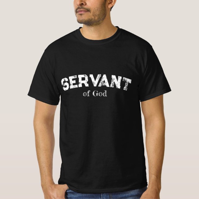 Guds tjänare  t shirt (Framsida)