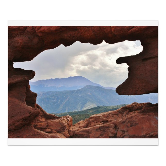 Guds trädgård med tanke på Pike's Peak Fototryck (Framsidan)