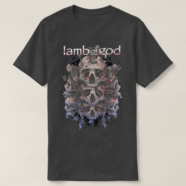 Guds triumverat Långärmad Lamb T Shirt (Design framsida)