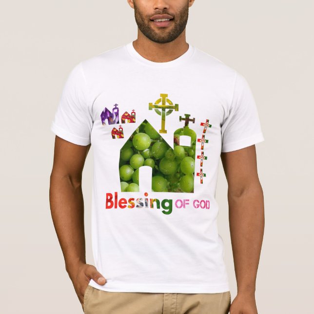 Guds välsignelse t shirt (Framsida)