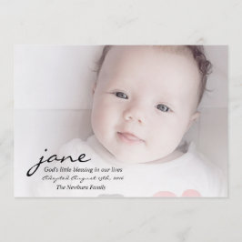 Guds välsignelsekort för adoption meddelande