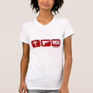 Guds vapen och frihet - Politiklothes Humor -.png Tee Shirt
