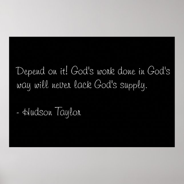 Guds verk poster (Framsidan)