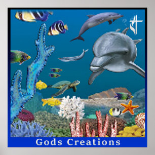 Gudskapelseaffisch Poster
