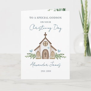 Gudsons dop kyrka grönska kort