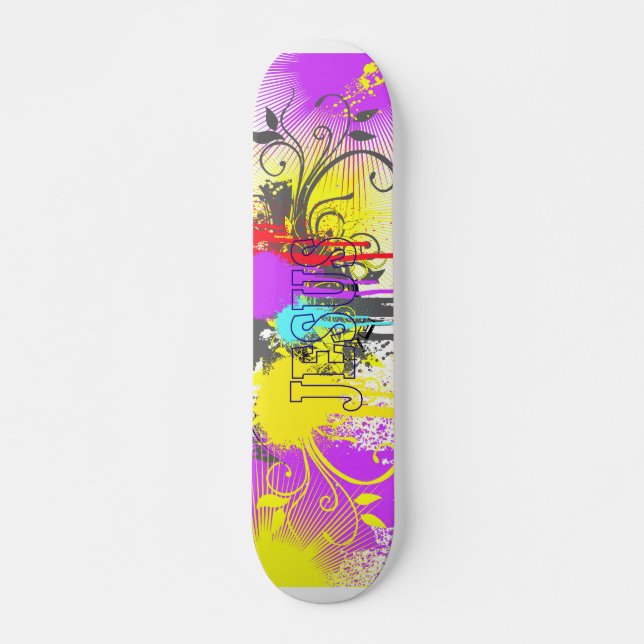 Gudstenar - kristen sten utrustar skateboard bräda 20,5 cm (Framsida)