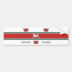 Guelph-Flagga (Ontario, Kanada) Bildekal