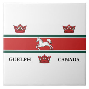 Guelph-flagga (Ontario, Kanada) Kakelplatta