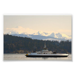 Guemes Island Ferry Photo Print Fototryck