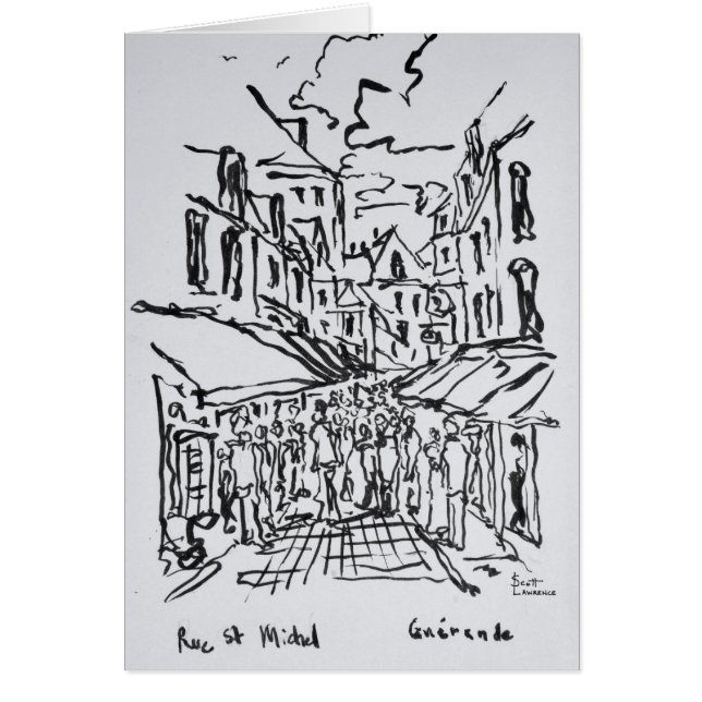 Guerande, Loire-Atlantique, Frankrike Hälsningskort (Framsidan)