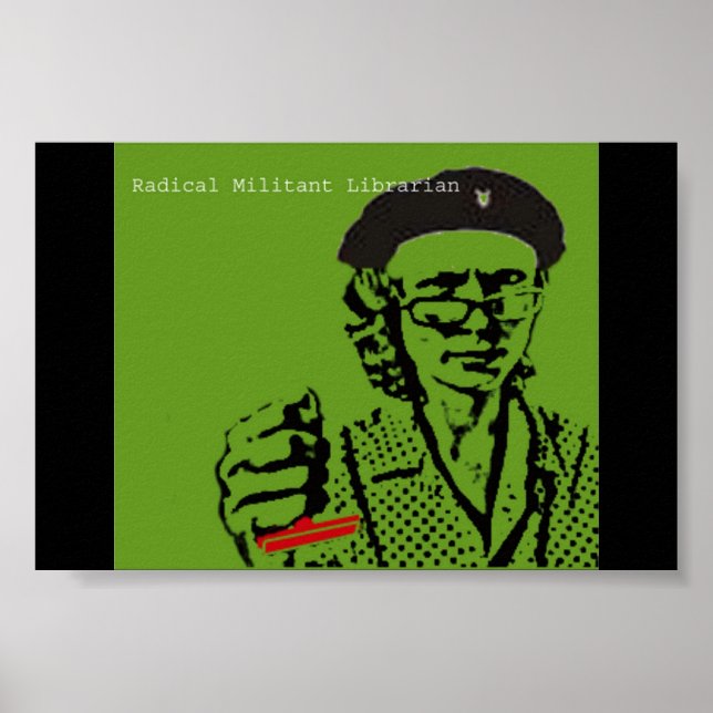 Guerilla Librarian Poster (Framsidan)