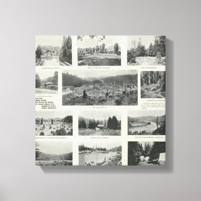 Guerneville, Kalifornien Canvastryck (Framsida)