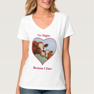 Guernsey Cow och Calf Vegan T-shirt