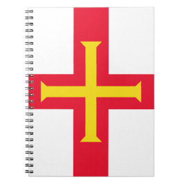 Guernsey flagga anteckningsbok