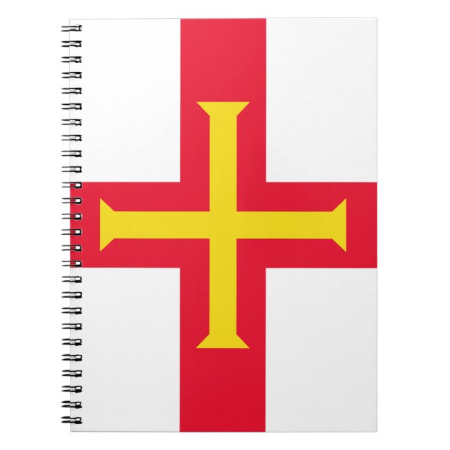 Guernsey flagga anteckningsbok (Framsidan)