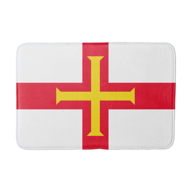 Guernsey Flagga Badrumsmatta (Framsidan)
