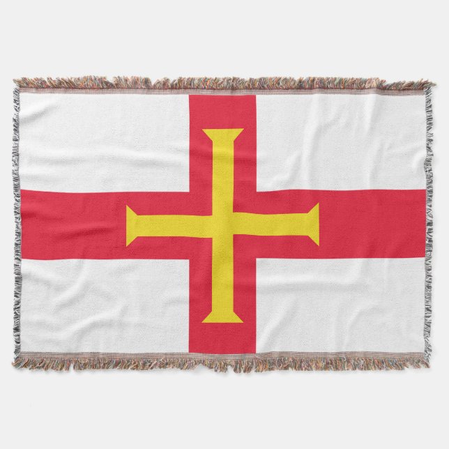 Guernsey flagga filt (Framsidan)