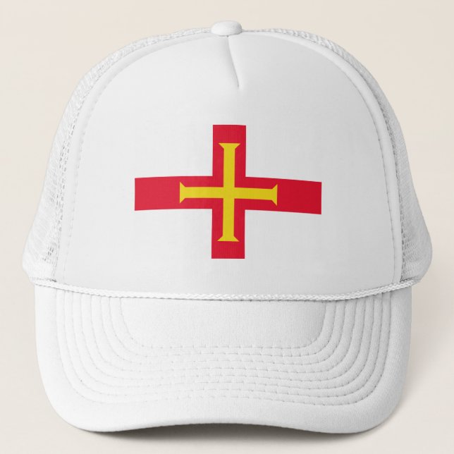 Guernsey Flagga Keps (Framsida)