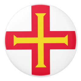 Guernsey flagga knopp