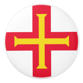 Guernsey flagga knopp