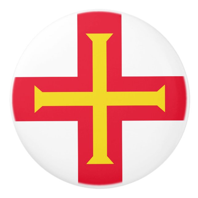 Guernsey flagga knopp (Framsidan)