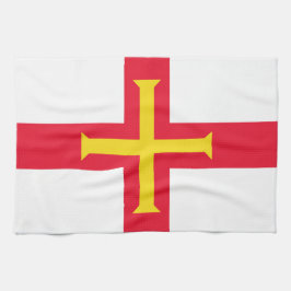 Guernsey flagga kökshandduk