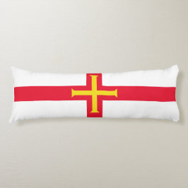 Guernsey flagga kroppskudde