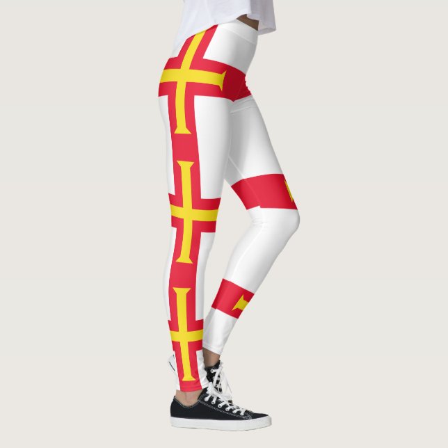 Guernsey Flagga Leggings (Höger)