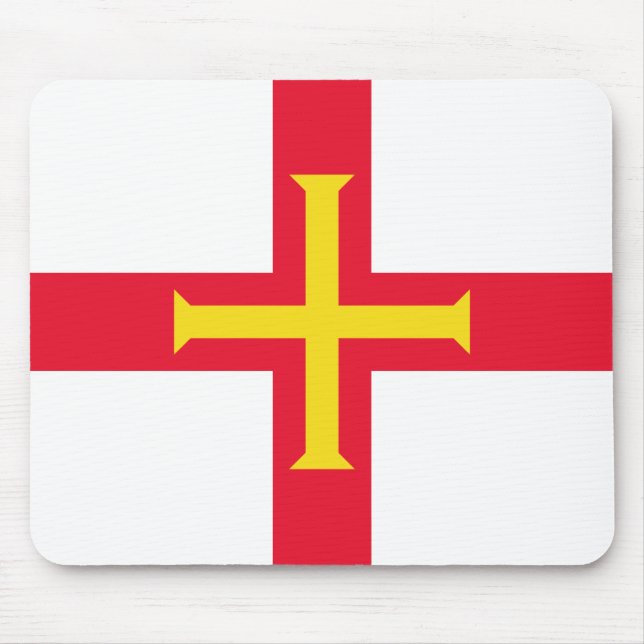Guernsey Flagga Musmatta (Framsidan)