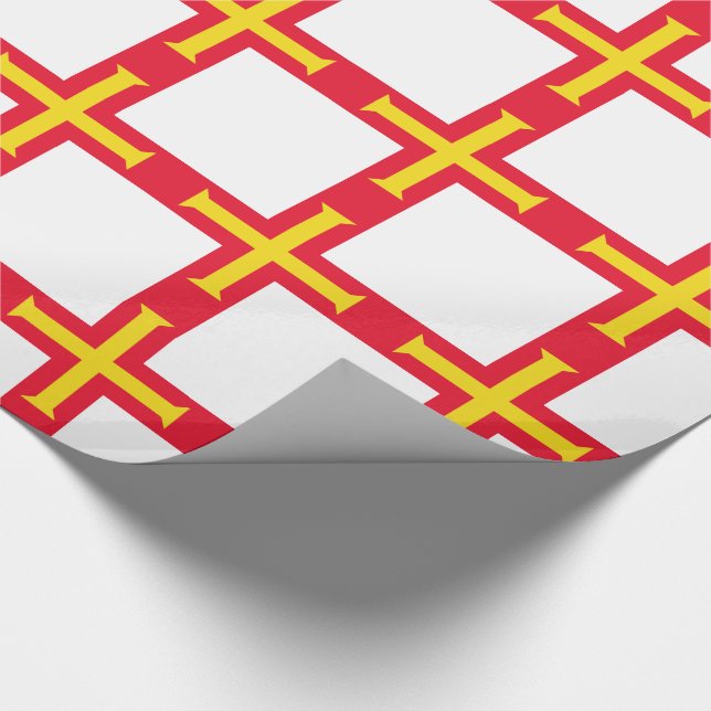 Guernsey Flagga Presentpapper (Hörn)