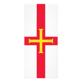Guernsey flagga reklamkort