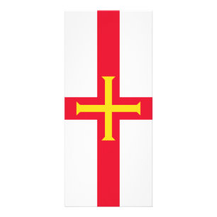 Guernsey flagga reklamkort