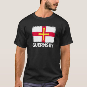 Guernsey Flagga Support Guernsey People Women Mana T Shirt